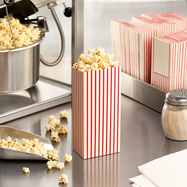 Product image #4 for Benchmark Closed-Top Popcorn Box, 0.75 oz, 4 x 2 x 6.5 Inch, Case of 500
