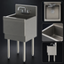 Thumbnail image #4 for Top Shelf TS Series Extra Capacity 1-Compartment Stainless Steel Underbar Sink Unit, 18 x 18-9/16 Inches