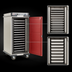 Thumbnail image #4 for Metro C5 Transport Armour T-Series Heavy-Duty Insulated Mobile Heated Cabinet, 5/6 Height, Solid Door, 14 Sheet Pan Capacity