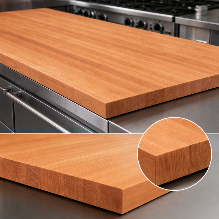 Product image #4 for Boos Block American Cherry Edge Grain Kitchen Countertop, 120 x 36 x 3 Inch, Penetrating Oil Finish