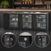 Thumbnail image #4 for Hoshizaki BB95-G 95.5-Inch Three-Section Glass Door Back Bar Cooler