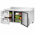 Thumbnail image #4 for True TWT-67D-2-HC 67-Inch Deep Work Top Refrigerator with 1 Door and 2 Drawers