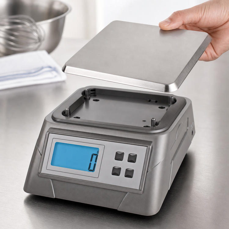 Product image #4 for Escali SCDG13 Large Square Digital Kitchen Scale, 13 lb Capacity, Backlit Display