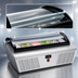 Thumbnail image #5 for KoolMore 39-Inch Countertop 5-Pan Ice Cream Display Freezer with Glass Top