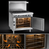 Thumbnail image #4 for Imperial Spec Series 36-Inch Heavy Duty Gas Range with 4 Open Burners and Convection Oven