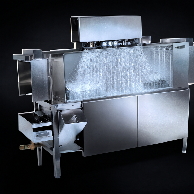 Product image #4 for American Dish Service ADC-66 Low Temperature Conveyor Dishwasher, Left-to-Right Feed