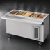 Thumbnail image #4 for Randell RANFG HTD-5B 5-Well Mobile Electric Hot Food Table with Heated Base