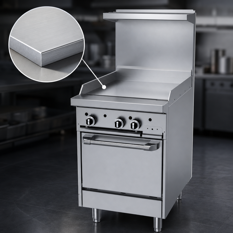 Product image #4 for Garland G Starfire Pro 24-Inch Gas Restaurant Range with Griddle and Space-Saver Oven