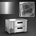 Thumbnail image #4 for Hoshizaki Steelheart 46-Inch Undercounter Two-Drawer Refrigerator, 11.78 Cu. Ft., Side-Mounted Self-Contained Refrigeration