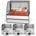 Thumbnail image #4 for Federal Industries Curved Glass Full-Service Heated Deli Case with 3 Wells, 59.13-Inch Wide
