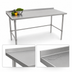 Thumbnail image #4 for Stallion 84-Inch x 30-Inch 16-Gauge Stainless Steel Work Table with 1-1/2-Inch Rear Up-Turn and Safety Edge