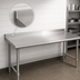 Thumbnail image #4 for Spec-Master Marine Series Stainless Steel Work Table, 108 x 24 Inches, 4-1/2-Inch Backsplash