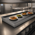 Thumbnail image #4 for Hatco Glo-Ray Built-In Rectangular Heated Shelf with Recessed Top, 73.5 in. x 21 in., 120V