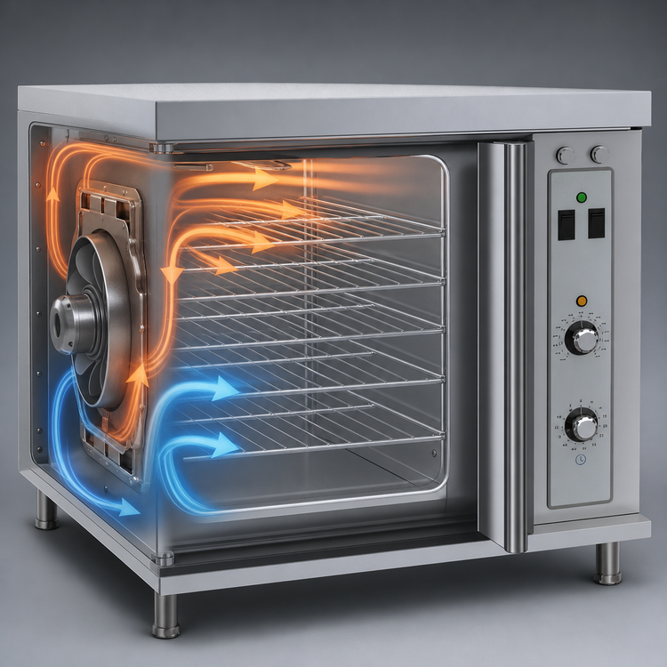 Product image #4 for Garland Master Series Half-Size Electric Convection Oven, Single-Deck, Glass Door, 5.6 kW