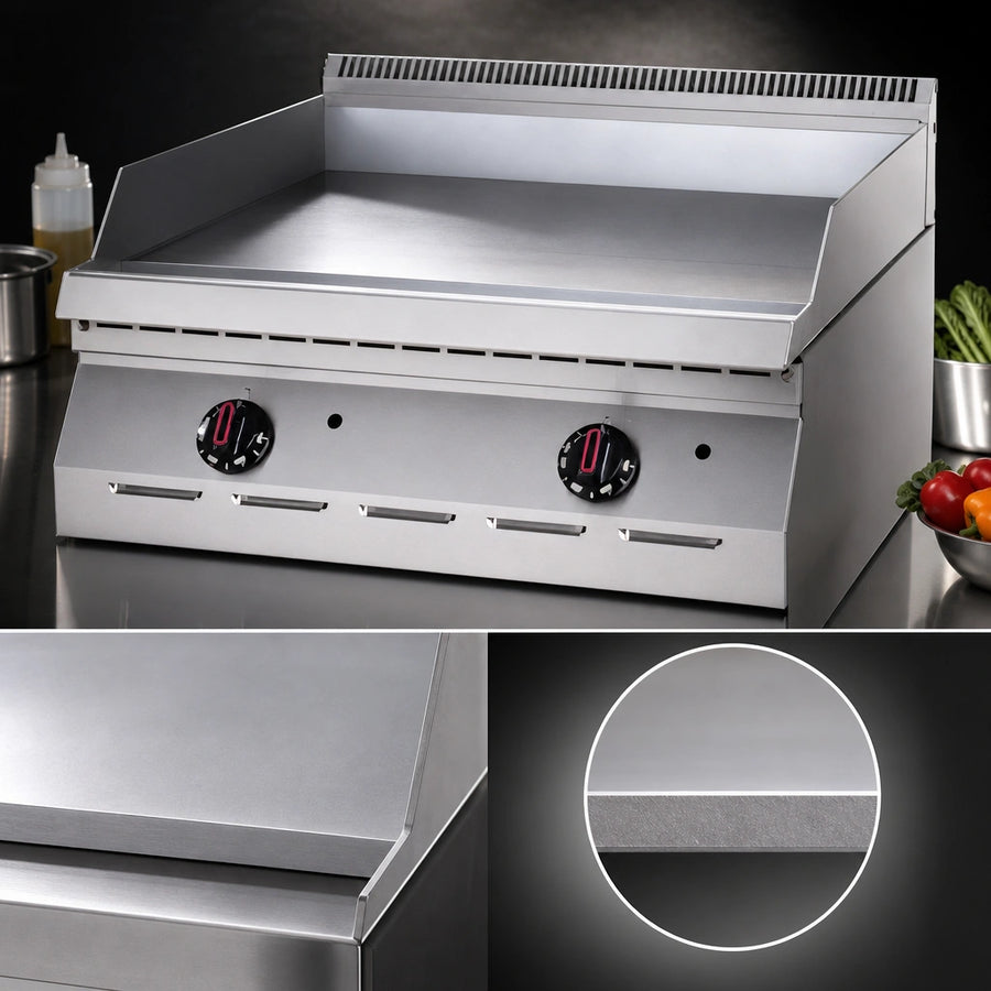 1/2-Inch Polished Steel Griddle Plate
