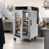 Thumbnail image #5 for Metro HotBlox Narrow 8-Pan Pass-Thru Undercounter Heated Holding Cabinet with Digital Touchscreen and Clear Front/Rear Doors
