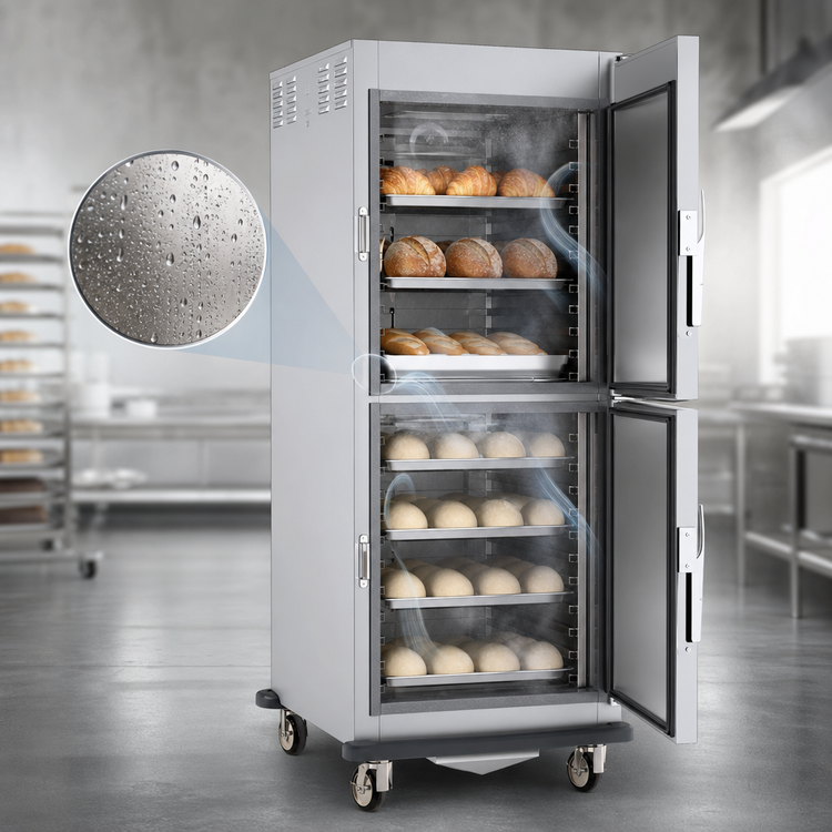 Product image #4 for Metro C5 9 Series Controlled Humidity Full-Height Pass-Thru Heated Holding and Proofing Cabinet, Solid Dutch Doors
