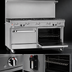 Thumbnail image #4 for Southbend Ultimate 60-Inch Gas Restaurant Range with 9 Open Burners, Standard Oven, and Cabinet Base