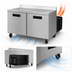 Thumbnail image #4 for Hoshizaki Steelheart WR60B 60-Inch Two-Section Worktop Refrigerator with Two Solid Hinged Doors