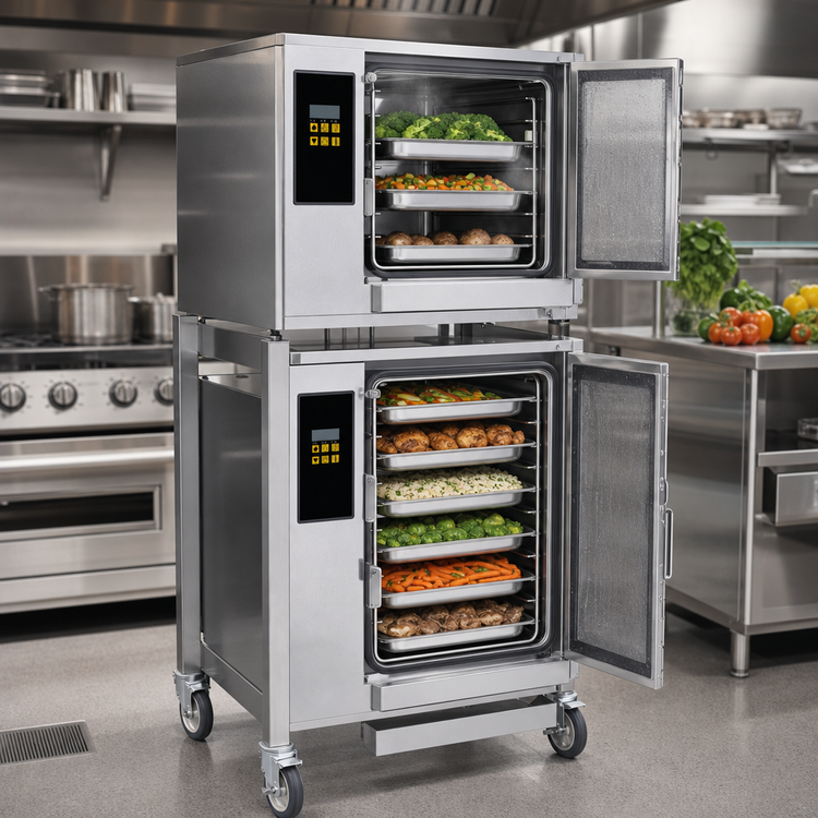 Product image #4 for AccuTemp Evolution Connected Boilerless Convection Steamer, One 3-Pan / One 6-Pan, Electric, 440V, 12 kW