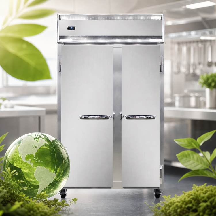 Product image #4 for Continental Refrigerator 2FSNSA Two-Section Shallow Depth Reach-In Freezer
