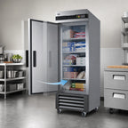 Thumbnail image #5 for Summit Commercial SCFF237LH 23 Cu. Ft. Single-Section Reach-In All-Freezer, Left-Hinged Solid Door, Stainless Steel
