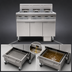 Thumbnail image #4 for Frymaster OCF30 Three-Unit Electric Oil-Conserving Open-Pot Fryer Battery with Built-In Filtration, 30 lb. Each