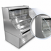Thumbnail image #4 for Howard-McCray Ovation Series 63 Inch Self-Contained Curved Open Merchandiser, 44 Inch High, Stainless Steel