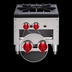 Thumbnail image #4 for American Range SPSH-18-2 18-Inch High Gas Stock Pot Range with Dual 3-Ring Burners