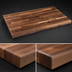 Thumbnail image #4 for John Boos Boos Block Blended Edge Grain American Black Walnut Kitchen Countertop, 48 x 32 x 1-1/2 Inches