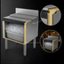 Thumbnail image #4 for Perlick Top Shelf TSD Series 30-Inch Modular Underbar Ice Bin/Cocktail Unit with 10-Circuit Cold Plate
