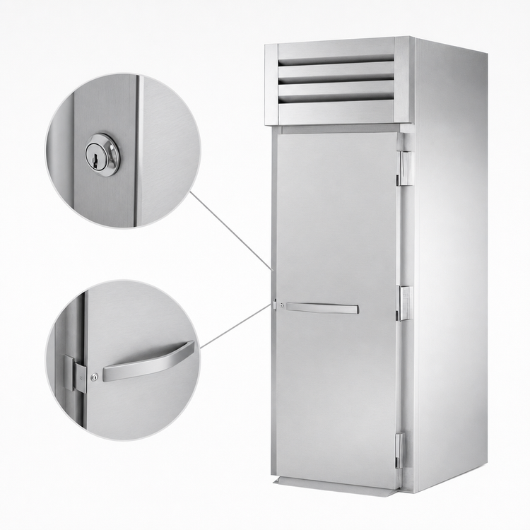 Product image #4 for True SPEC SERIES One-Section Roll-In Refrigerator with Stainless Steel Door and Lock