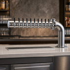 Thumbnail image #4 for Perlick Corporation 4062-10R 10-Faucet Countertop Right-Mount Glycol-Cooled Stainless Steel Draft Beer Tower