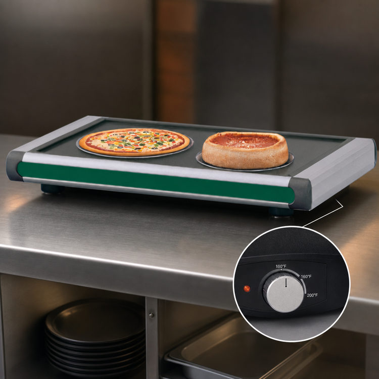 Product image #4 for Hatco Glo-Ray Designer Portable Heated Shelf, Free-Standing, 54.25-Inch, 3-Pan Capacity