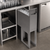 Thumbnail image #4 for BK Resources 8-Inch Wide Underbar Ice Bin with 22 lb Capacity and Stainless Steel Construction