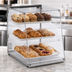 Thumbnail image #4 for Antunes DC-14A Countertop Three-Tier Angled-Front Pastry Display Case with Acrylic Panels