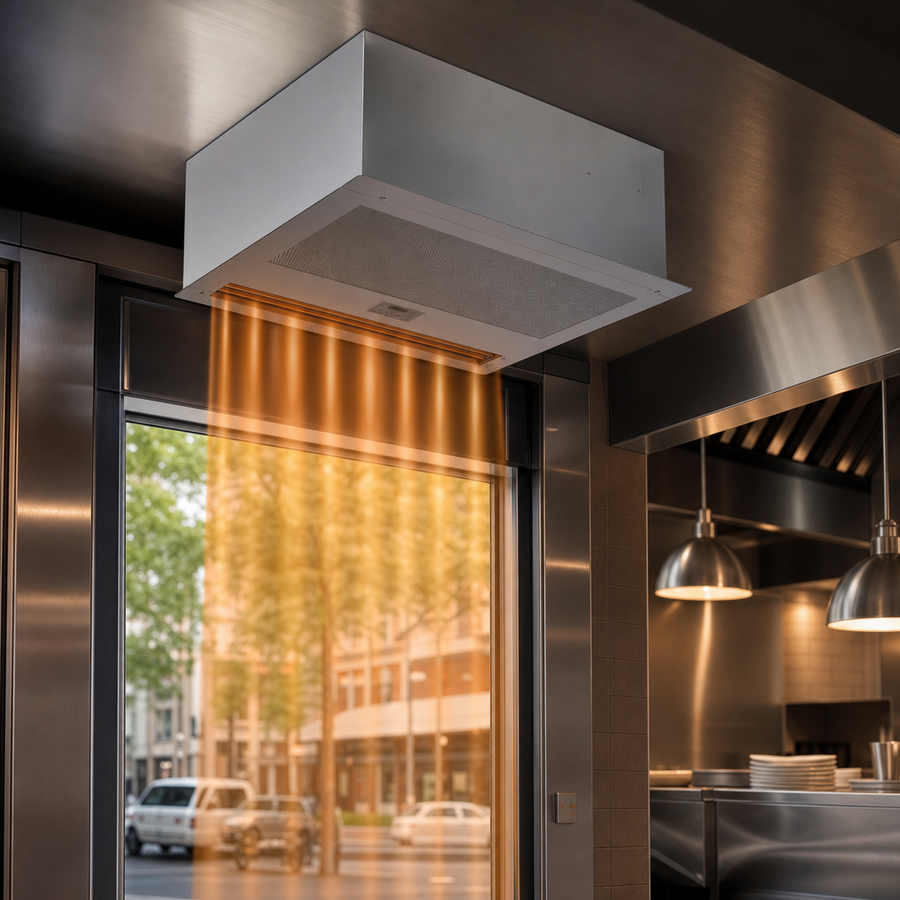 Electric Heated Air Curtain