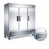Thumbnail image #4 for Omcan 72 Cu. Ft. Three-Section Reach-In Freezer with Bottom-Mount Self-Contained Refrigeration