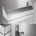 Thumbnail image #4 for John Boos 42-Inch Single-Tier Underbar Speed Rail, Keyhole Mount, Type 300 Stainless Steel