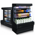 Thumbnail image #4 for Howard-McCray 30E Series 75-Inch Remote Multi-Purpose Open Merchandiser with Sliding Rear Access Doors, Black