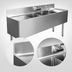 Thumbnail image #4 for CHOICE Two-Compartment Underbar Sink Unit with 4