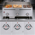 Thumbnail image #5 for Vulcan 48-Inch Countertop Gas Heavy-Duty Griddle with IRX Infrared Burners and Drawer