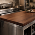 Thumbnail image #4 for Boos Block American Black Walnut Kitchen Countertop, 60-Inch W x 42-Inch D x 3-Inch Thick, Flat, Varnique Finish