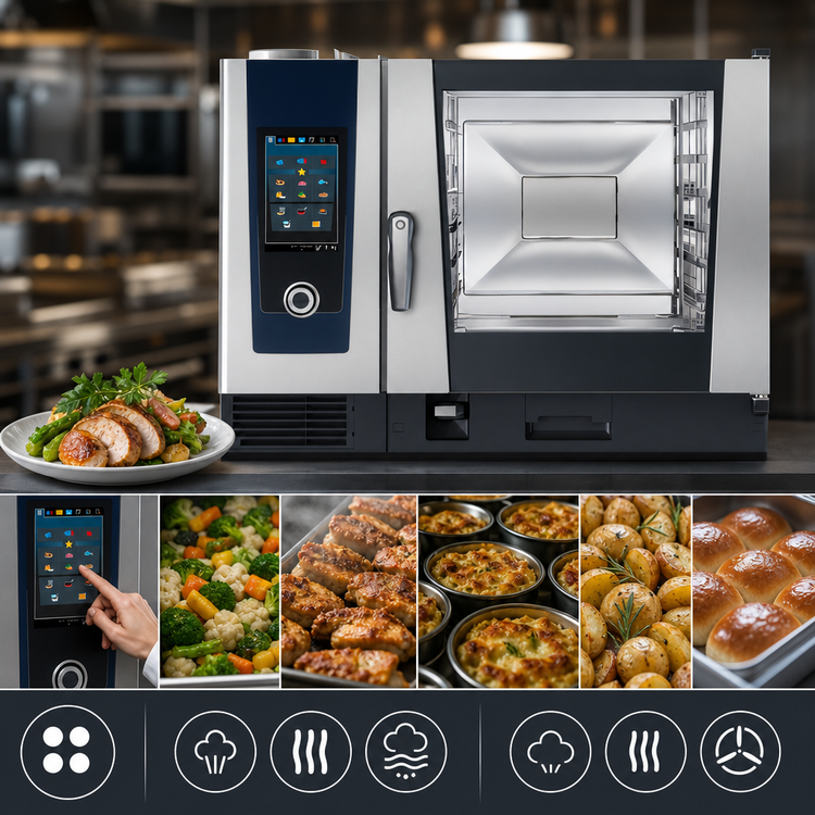 Product image #4 for RATIONAL iCombi Pro 6-Full Size Combi Oven, Natural Gas, 208/240V, 1-Phase