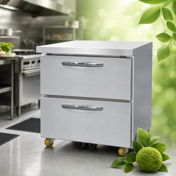 Product image #4 for Continental Refrigerator SWF32N-U-D 32" One-Section Undercounter Freezer with Drawers