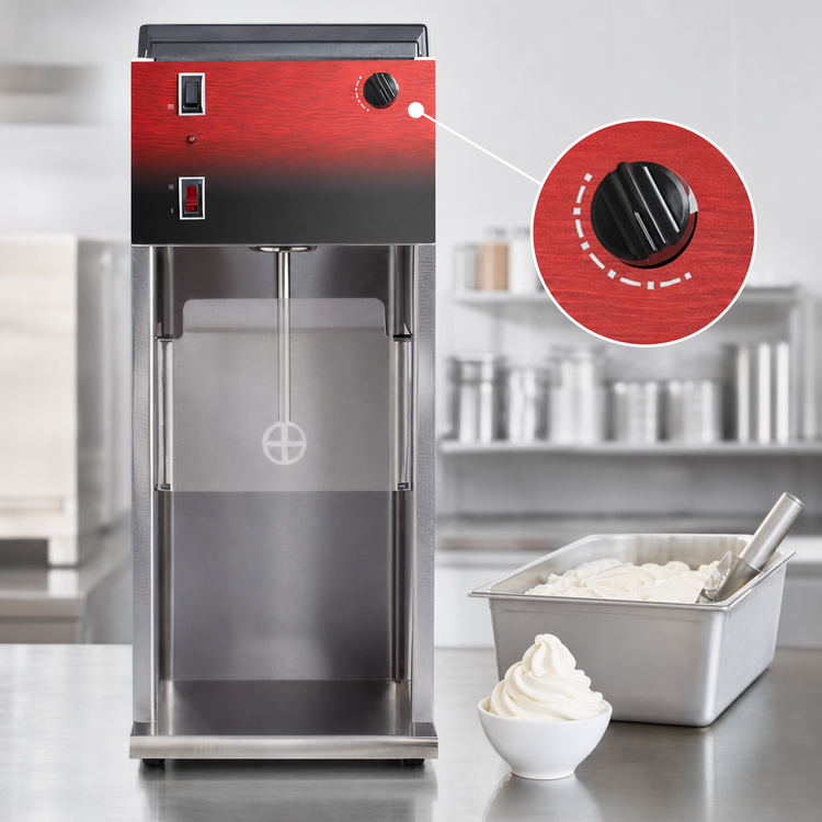 Product image #5 for Vitamix Mix'n Machine Advance Single-Spindle Countertop Frozen Treat Mixer with Permanent Soft Ice Cream Cone-Shaped Agitator