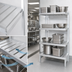 Thumbnail image #4 for Channel Manufacturing TT2442 Tubular Cantilever Shelving, 42