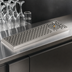 Thumbnail image #4 for Perlick C18000 Series Surface-Mount Stainless Steel Drip Tray Trough with End Glass Rinser