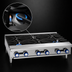 Thumbnail image #4 for Imperial 24-Inch Countertop Gas Hot Plate with 2 Open Burners and Standing Pilots