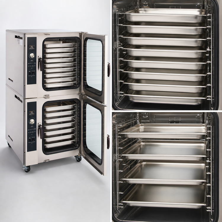 Product image #4 for Blodgett 2-Deck Full-Size Gas Convection and Boilerless Combi Oven